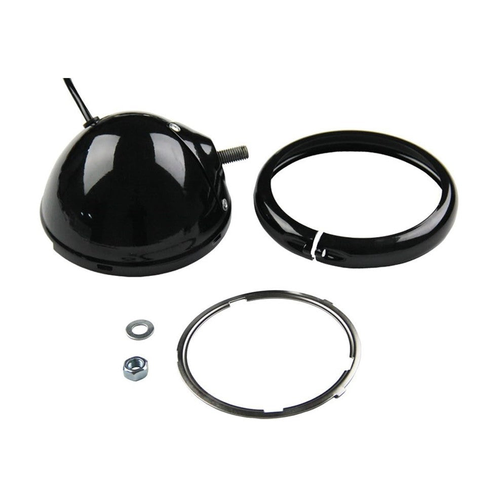 Carcasa para faros 5.75 negra de tornillo