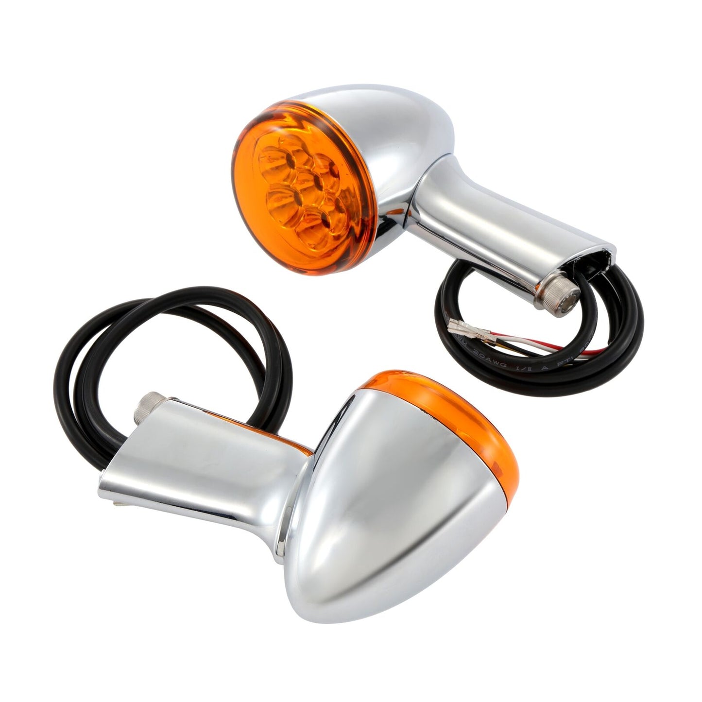 Direccionales traseras 7 LED cromo
