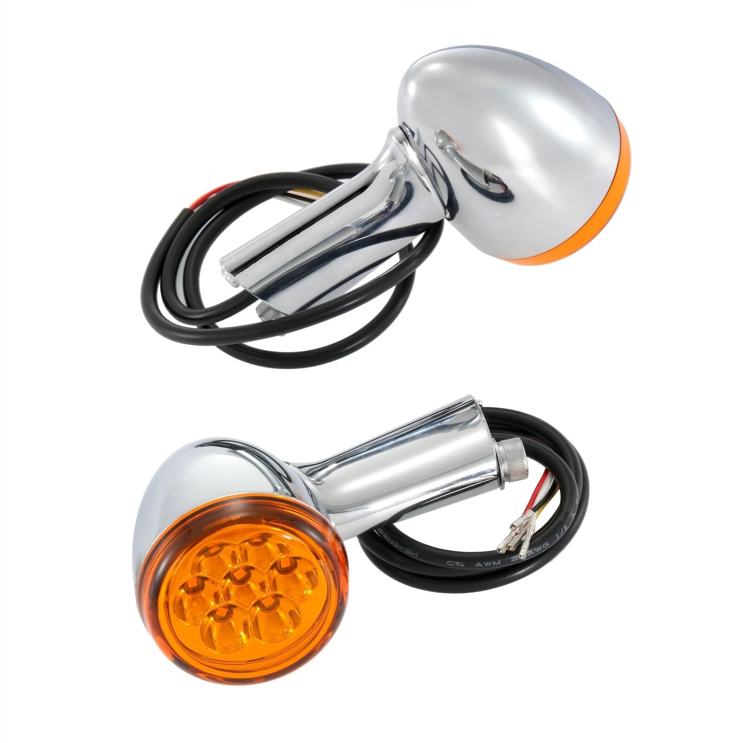 Direccionales traseras 7 LED cromo